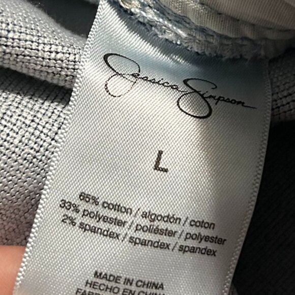 NWT Jessica Simpson Absolute Flex Denim Pull-on Joggers Women's L - Picture 11 of 11